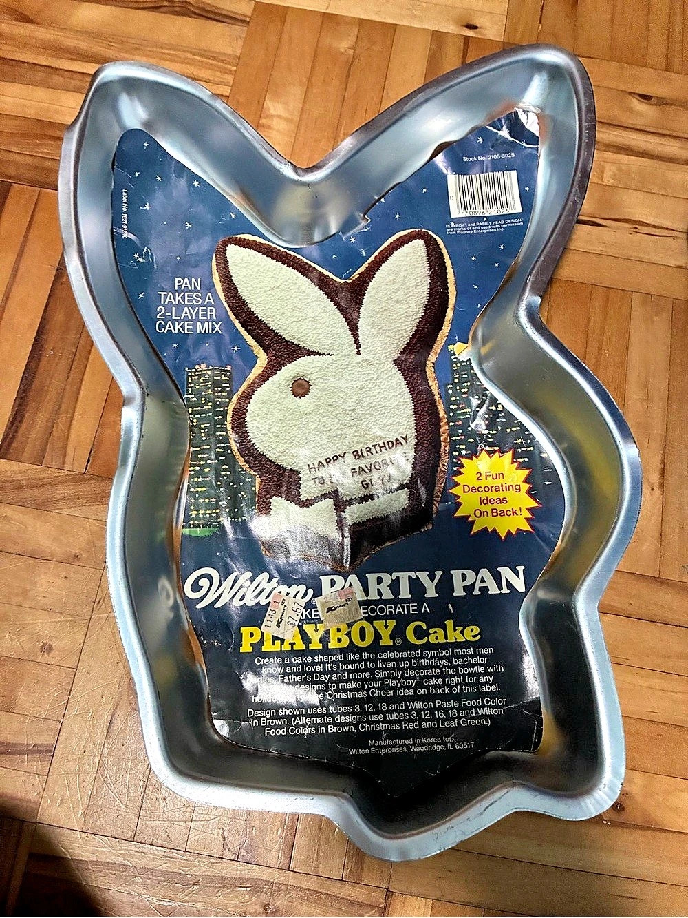 Wilton Playboy Cake Pan Bunny Cake Pan